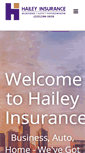Mobile Screenshot of haileyinsurance.com